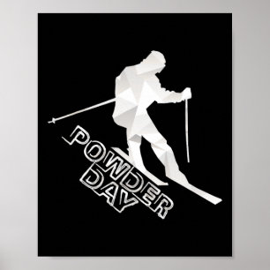 Affiche Ski de snowboard Alpine Winter Sport Downhill Slal