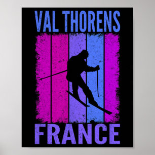 Affiche Ski Et Apres Ski - Sports D'Hiver Val Thorens