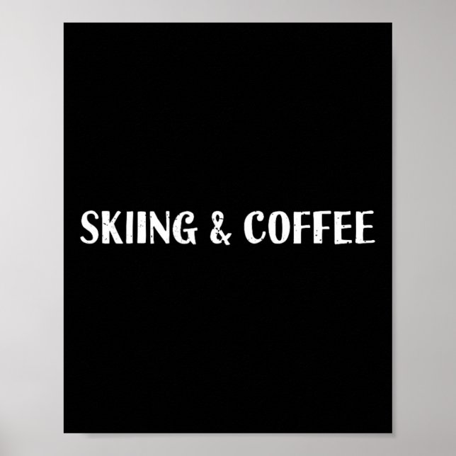 Affiche Ski Et Café Lover Rista (Devant)