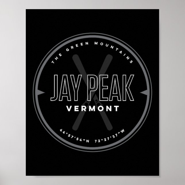Affiche Ski Jay Peak Vermont (Devant)