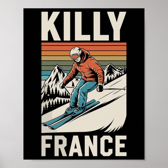 Affiche Ski Killy France (Devant)
