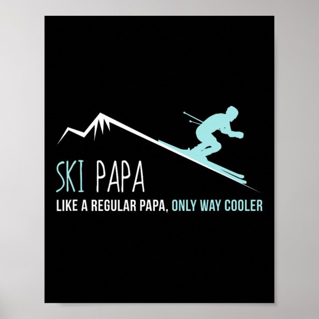 Affiche Ski Papa (Devant)