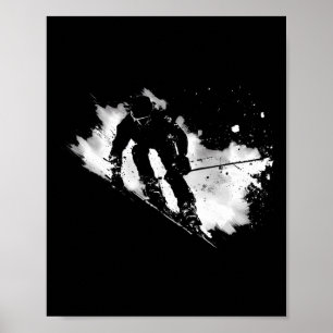 Affiche Ski Racer Sports Biathlon Biathlon
