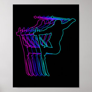 Affiche Ski Skier Cadeaux Cadeaux Pour Garçons Jeunes Homm