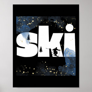 Affiche Ski Sur Les Pistes4