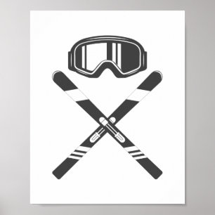 Affiche Ski traversé