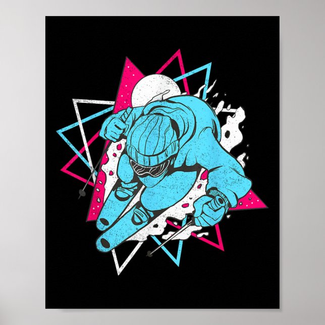 Affiche Ski Vintage 80s 90s _1 (Devant)