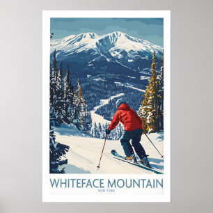 Affiche Ski Whiteface NY 1