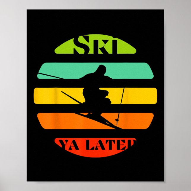 Affiche Ski Ya plus tard (Devant)