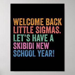 Affiche Skibidi Nouvelle Année Scolaire Bienvenue Ck Littl
