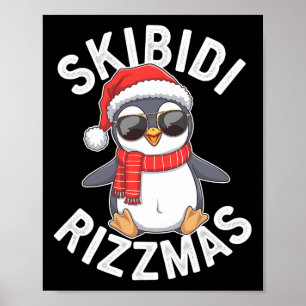 Affiche Skibidi Rizzmas Funny Noël Saison P