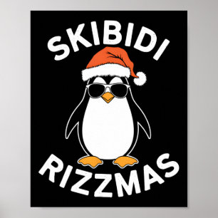 Affiche Skibidi Rizzmas Funny Noël Saison P