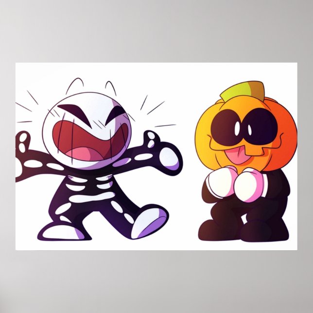 Affiche Skid et Pump mignon (Devant)