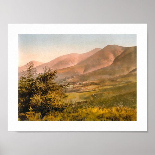 Affiche Skiddaw, Keswick, Lake District Angleterre (Devant)