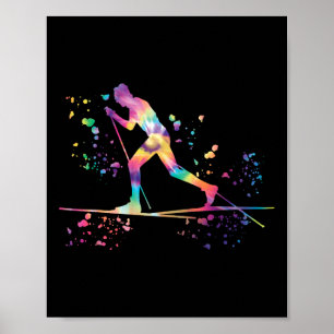 Affiche Skieur de fond Ski nordique Xc _10 