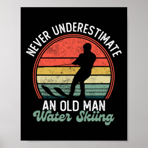 Affiche Skieur nautique Jet Ski Amateur de ski nautique Sp