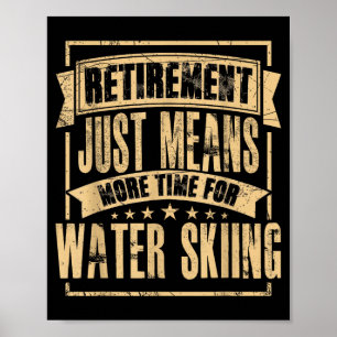 Affiche Skieur nautique ski nautique skieur d'eau skieur n