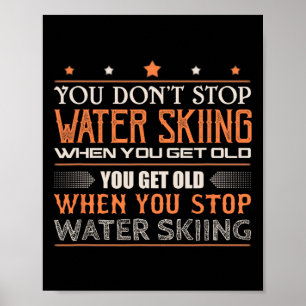 Affiche Skieur Nautique Vous Narretez Pas Le Ski Nautique