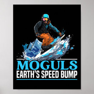 Affiche Skieur Skieur Saison de ski Sport d'hiver Neige Bo