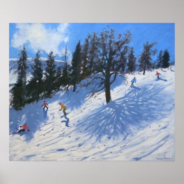 Affiche Skieurs de printemps Verbier 2010 (Devant)