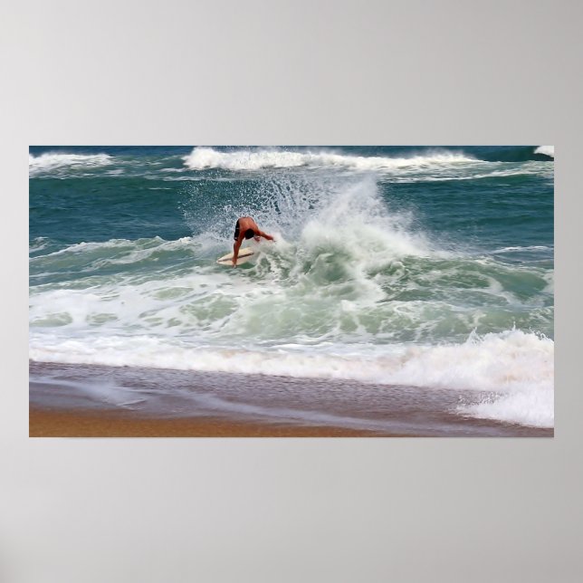 Affiche Skimboarding par Shirley Taylor (Devant)