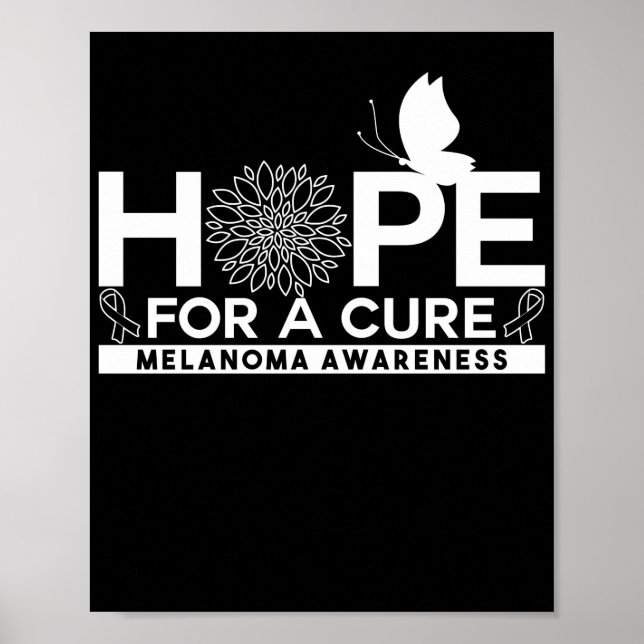 Affiche Skin Cancer Hope For A Cure Melanoma (Devant)