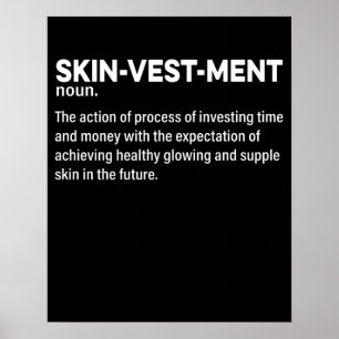 Affiche Skinvestment Skincare Lover Definition E