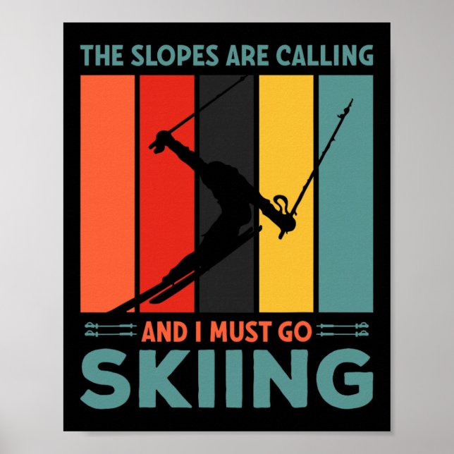 Affiche Skis, Ski alpin, _1  (Devant)