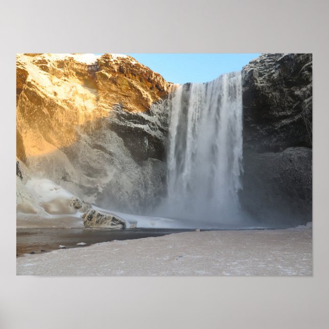 Affiche Skogafoss Islande (Devant)
