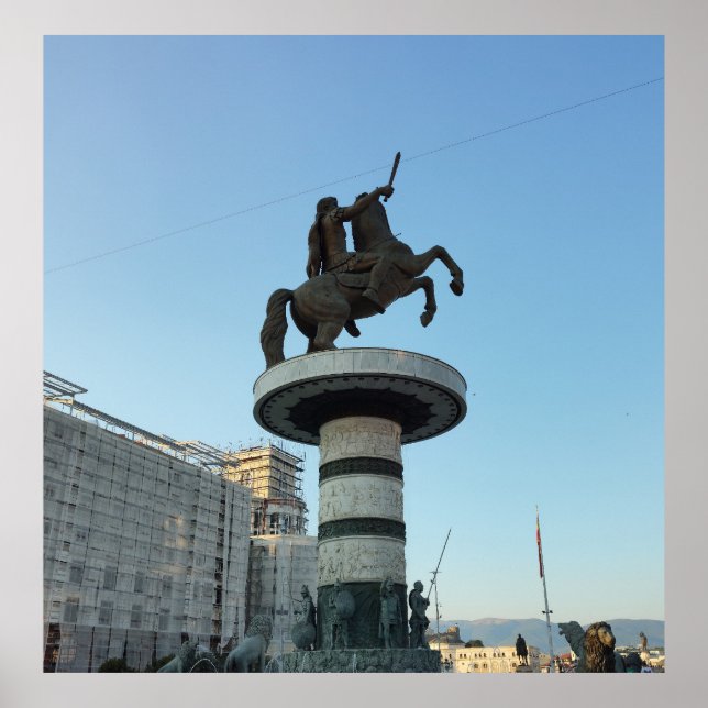 Affiche Skopje, Macédoine (Devant)