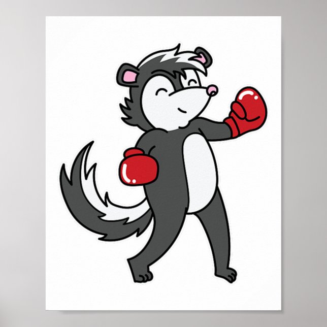 Affiche Skunk Boxe (Devant)