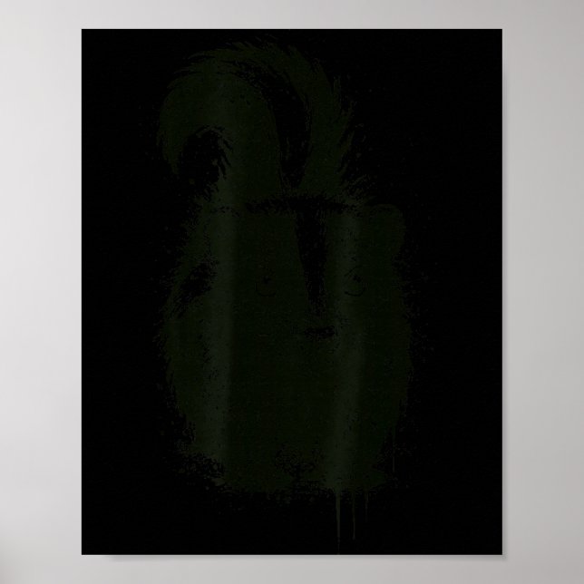 Affiche Skunk Ink Art Nge Aesthetic Pest Forest Animal Rtr (Devant)