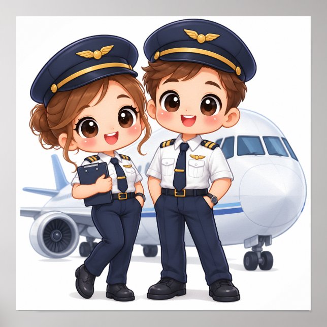 Affiche Sky Crew Duo (Devant)
