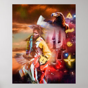 Affiche SKY DANCER Native American