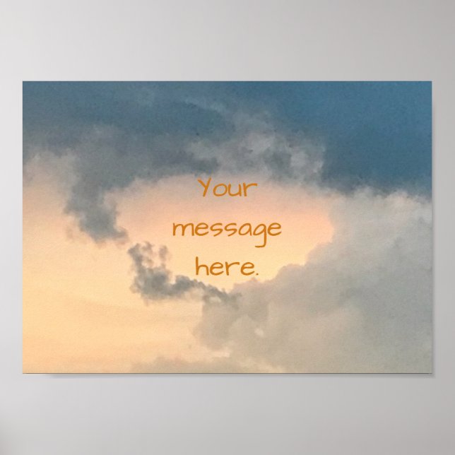 Affiche Sky Ouverture du centre lumineux Vos messages Affi (Devant)