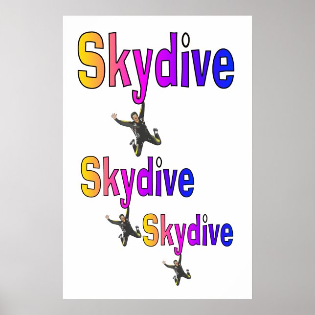 Affiche Skydive (Devant)