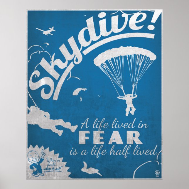 Affiche Skydive ! (Devant)