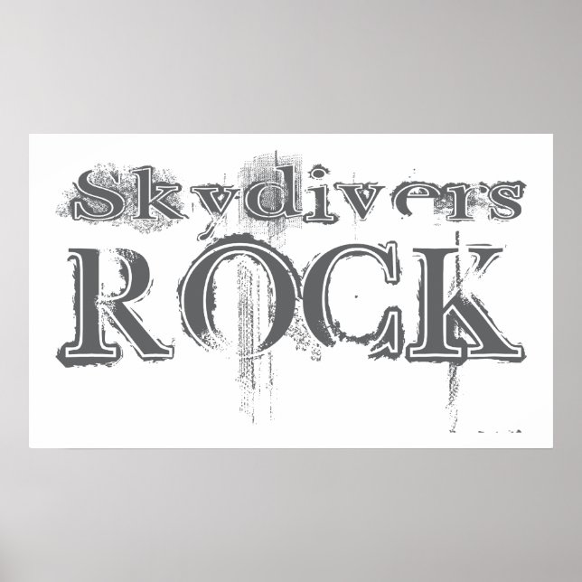 Affiche Skydivers Rock (Devant)