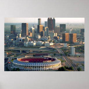 Affiche Skyline Atlanta Georgia
