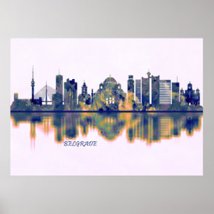 Affiche Skyline de Belgrade