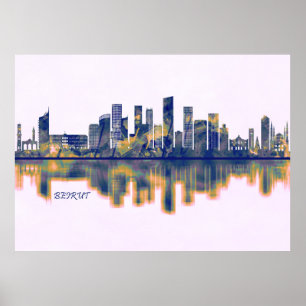 Affiche Skyline de Beyrouth
