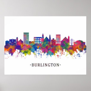 Affiche Skyline de Burlington
