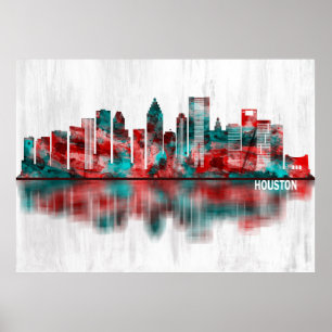 Affiche Skyline de Houston