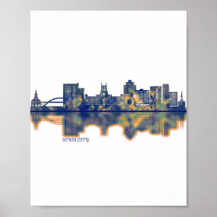 Affiche Skyline de Iowa