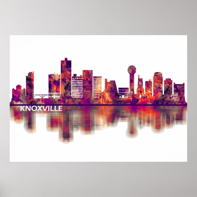 Affiche Skyline de Knoxville (Devant)
