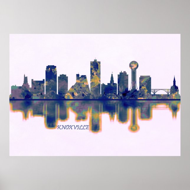 Affiche Skyline de Knoxville (Devant)