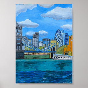 Affiche Skyline de Londres