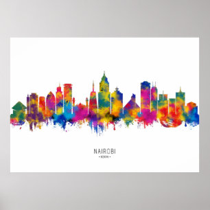 Affiche Skyline de Nairobi