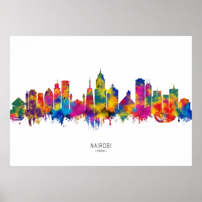 Affiche Skyline de Nairobi (Devant)