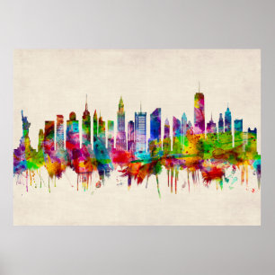 Affiche Skyline de New York
